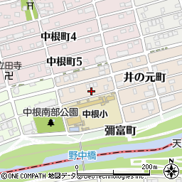 愛知県名古屋市瑞穂区井の元町40周辺の地図