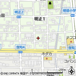 愛知県名古屋市港区明正1丁目278周辺の地図