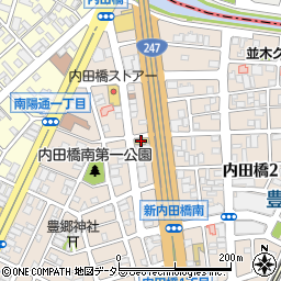 ローソン内田橋一丁目店周辺の地図