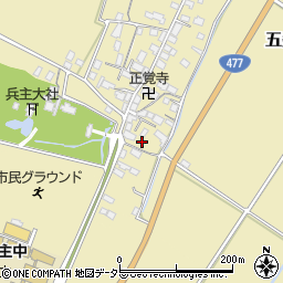 滋賀県野洲市五条228周辺の地図