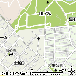 愛知県名古屋市天白区土原3丁目710周辺の地図