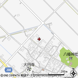 滋賀県近江八幡市安土町内野631周辺の地図