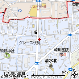 静岡銀行清水町支店周辺の地図