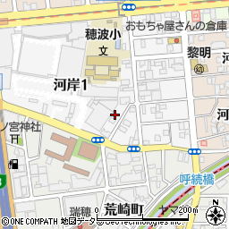 愛知県名古屋市瑞穂区河岸一丁目1-54周辺の地図