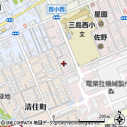 静岡県三島市緑町9-12周辺の地図
