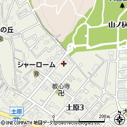 愛知県名古屋市天白区土原3丁目406周辺の地図