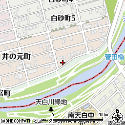愛知県名古屋市瑞穂区井の元町169周辺の地図