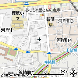 愛知県名古屋市瑞穂区河岸一丁目6周辺の地図