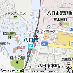 近江タクシー八日市周辺の地図