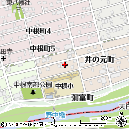 愛知県名古屋市瑞穂区井の元町26周辺の地図