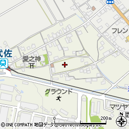 滋賀県近江八幡市長光寺町周辺の地図