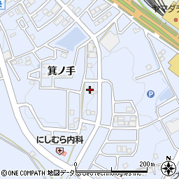 愛知県日進市赤池町箕ノ手2-1609周辺の地図