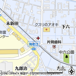 愛知県弥富市鯏浦町上本田218周辺の地図