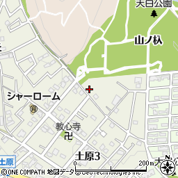 愛知県名古屋市天白区土原3丁目687周辺の地図