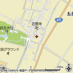 滋賀県野洲市五条239周辺の地図