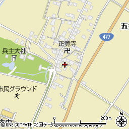 滋賀県野洲市五条235周辺の地図