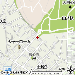 愛知県名古屋市天白区土原3丁目409周辺の地図