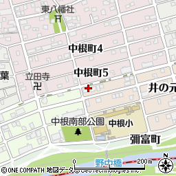 愛知県名古屋市瑞穂区井の元町2周辺の地図