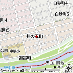 愛知県名古屋市瑞穂区井の元町87周辺の地図