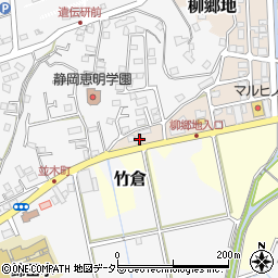 静岡県三島市柳郷地3周辺の地図