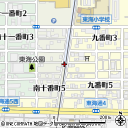 愛知県名古屋市港区熱田新田東組周辺の地図