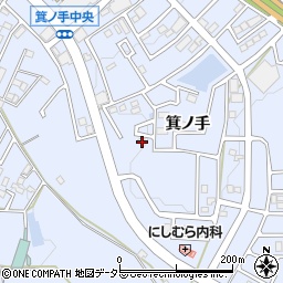 愛知県日進市赤池町箕ノ手2-1729周辺の地図