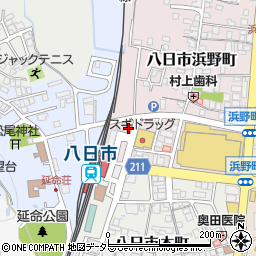 東近江警察署八日市駅前交番周辺の地図