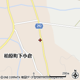 兵庫県丹波市柏原町下小倉1374周辺の地図