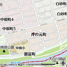 愛知県名古屋市瑞穂区井の元町95周辺の地図