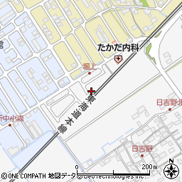 滋賀県近江八幡市日吉野町696周辺の地図