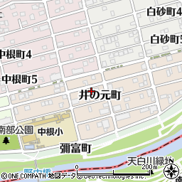 愛知県名古屋市瑞穂区井の元町93周辺の地図