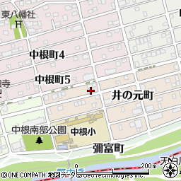 愛知県名古屋市瑞穂区井の元町18周辺の地図