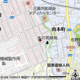 静岡県三島市緑町19-12周辺の地図