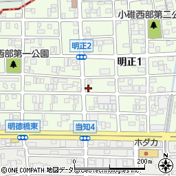 愛知県名古屋市港区明正1丁目329周辺の地図