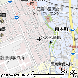 静岡県三島市緑町20-27周辺の地図