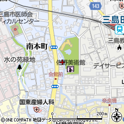 静岡県教職員互助組合　三島支部周辺の地図