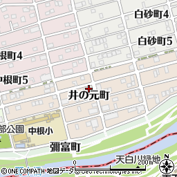 愛知県名古屋市瑞穂区井の元町91周辺の地図