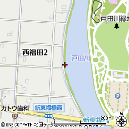 愛知県名古屋市港区南陽町大字西福田川仲周辺の地図