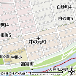 愛知県名古屋市瑞穂区井の元町90周辺の地図