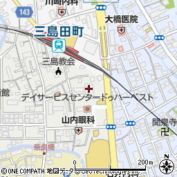 静岡銀行　三島ローンセンター周辺の地図