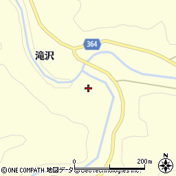 愛知県豊田市御内町大沢周辺の地図