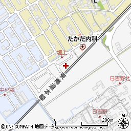 滋賀県近江八幡市日吉野町691周辺の地図
