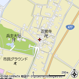 滋賀県野洲市五条250周辺の地図