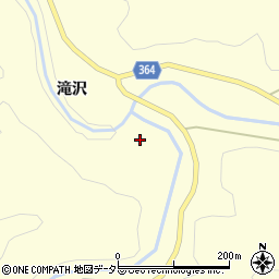 愛知県豊田市御内町（大沢）周辺の地図