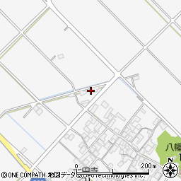 滋賀県近江八幡市安土町内野581周辺の地図