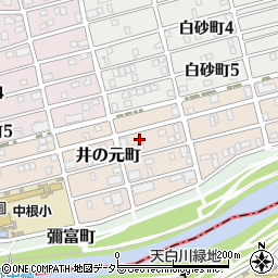 愛知県名古屋市瑞穂区井の元町128周辺の地図