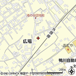 千葉県鴨川市広場981周辺の地図