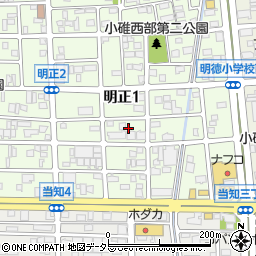 愛知県名古屋市港区明正1丁目291周辺の地図