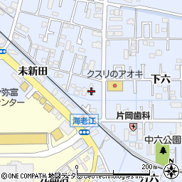 愛知県弥富市鯏浦町上本田222周辺の地図