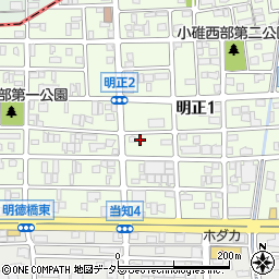 愛知県名古屋市港区明正1丁目318周辺の地図